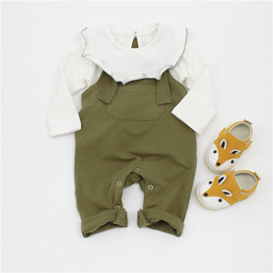 Toddler Overalls for kids zara fashion green