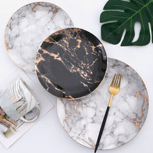 Load image into Gallery viewer, Marble Porcelain Plates