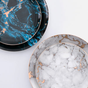 Marble Porcelain Plates