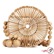 Load image into Gallery viewer, bamboo bag stylish summer asos