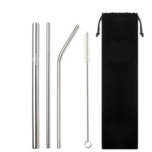Load image into Gallery viewer, Eco Friendly Reusable Straws - 5 Piece Set