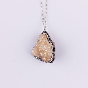Druzy Quartz Necklace