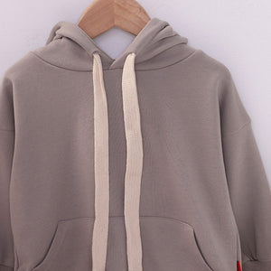 January hoodie cotton materials children's fashion