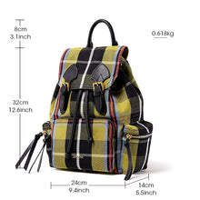 Load image into Gallery viewer, Tartan Backpack