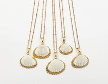 Load image into Gallery viewer, Gold Dipped Scallop Shells