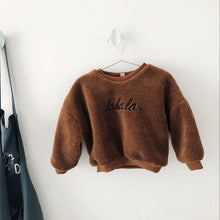 Load image into Gallery viewer, Stylish and warm La La La jumper for kids children&#39;s fashion
