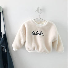 Load image into Gallery viewer, Stylish and warm La La La jumper for kids children&#39;s fashion