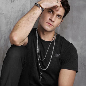 arrow necklace pendant leather mens fashion boohoo man