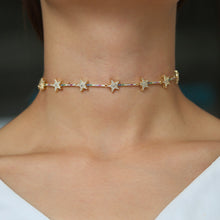 Load image into Gallery viewer, Rainbow Star Choker