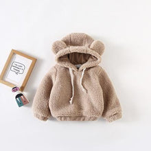 Load image into Gallery viewer, kids clothing and baby clothes teddy bear hoodie