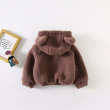 Load image into Gallery viewer, kids clothing and baby clothes teddy bear hoodie