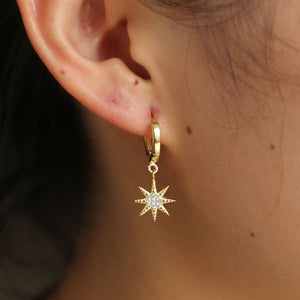 Star and Moon Earrings