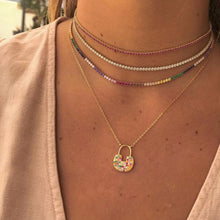 Load image into Gallery viewer, Rainbow Tennis Choker