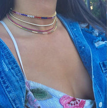 Load image into Gallery viewer, Rainbow Tennis Choker