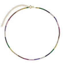 Load image into Gallery viewer, Rainbow Tennis Choker