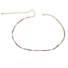 Load image into Gallery viewer, Rainbow Tennis Choker