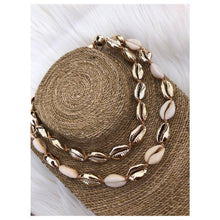 Load image into Gallery viewer, Golden Cowrie Necklace