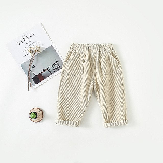 Corduroy Pants Kids Fashion NaKoho zara