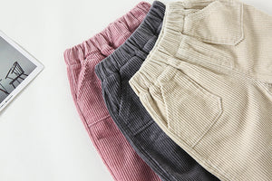 Corduroy Pants Kids Fashion NaKoho zara
