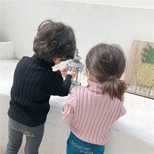 Turtleneck Knit Kids Fashion